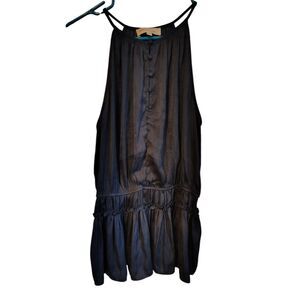 Philosophy Republic Women's Dark Blue Halter Top‎ Sleeveless Top Large